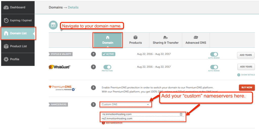 Namecheap DNS Setup