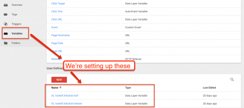 2 Data Layer Variables