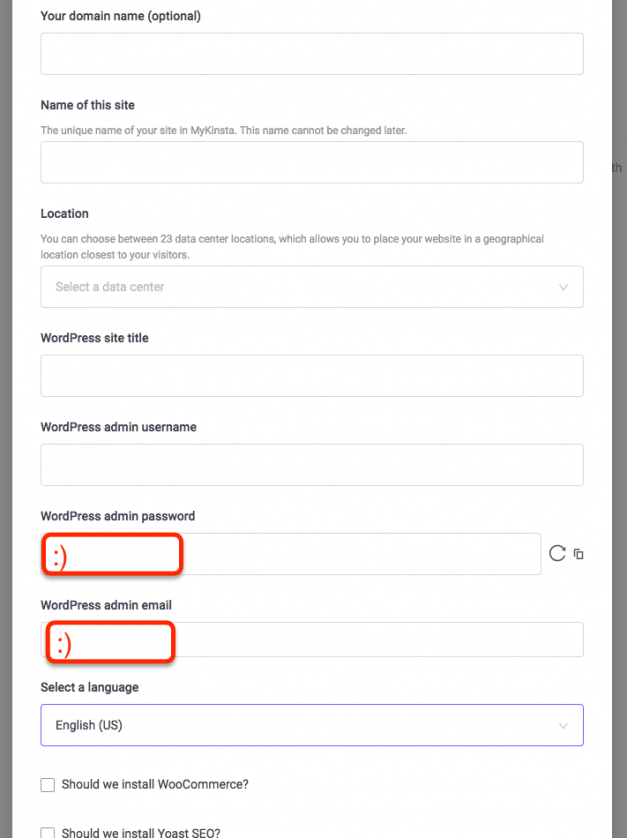 6 Kinsta Easy Install