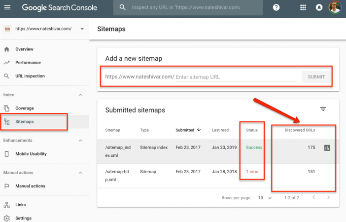 Sitemaps