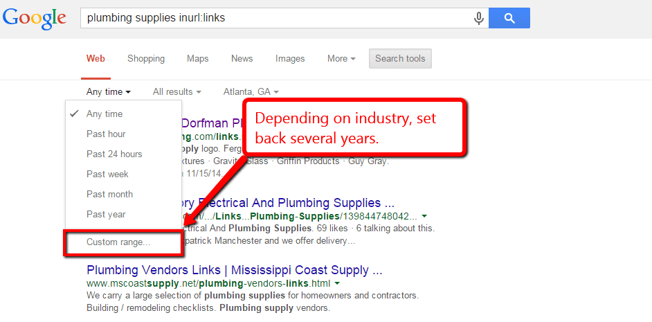 Broken link building on long running websites