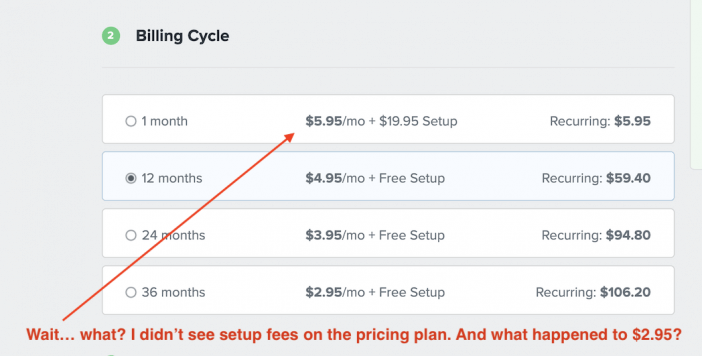 FastComet Fees