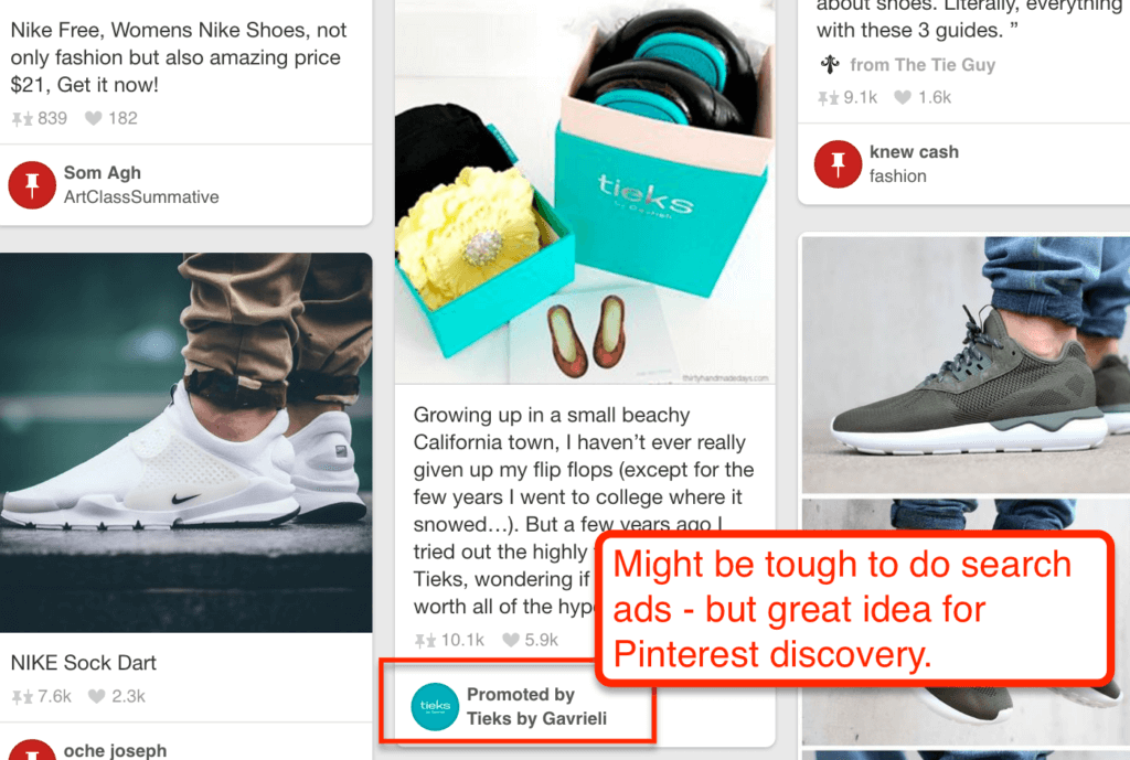 PInterest Ad Example